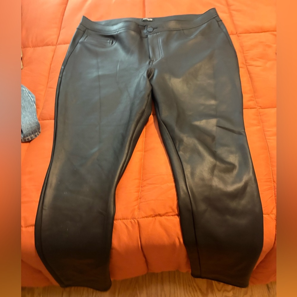 Express Black High-Waisted Pants